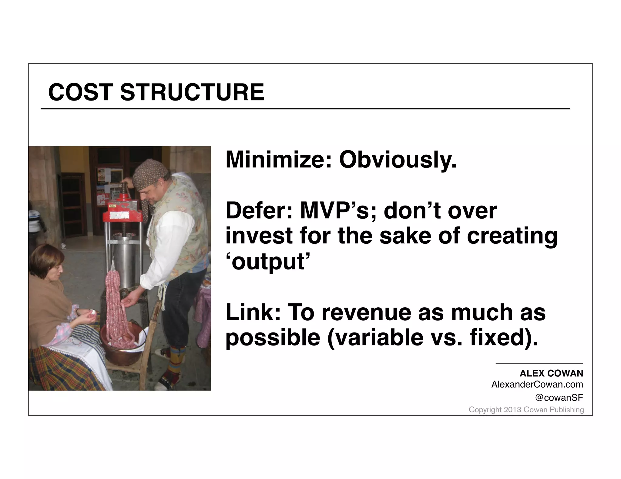 Copyright 2014 Cowan PublishingCopyright 2014 Cowan Publishing
ENABLE QUIZ: EXAMPLE PROBLEM SCENARIOS
X
Helen the HR Manager
“It’s hard for me to screen on
technical skill sets and I end up
sending Frank unqualiﬁed
recruits.”
Frank the Functional Manager
“I have limited time and I don’t
want to be a jerk. It’s hard to
screen for all the relevant
technical skill sets.”
PERSONA
PROBLEM
SCENARIO
- Call references
- Take their word for it
- A few probing questions
- Take their word for it?ALTERNATIVE(S)
!VALUE
PROPOSITIONS
New ability for meaningful
screening of technical
candidates, increasing % of
successful hires and lowering
Frank’s workload on recruiting.
Less time doing interviews, and
better hires sooner.
 