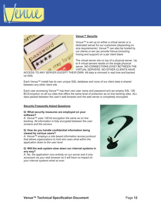 Venue 2 Claims Management