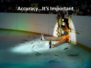 Accuracy…It’s Important




                          13
 