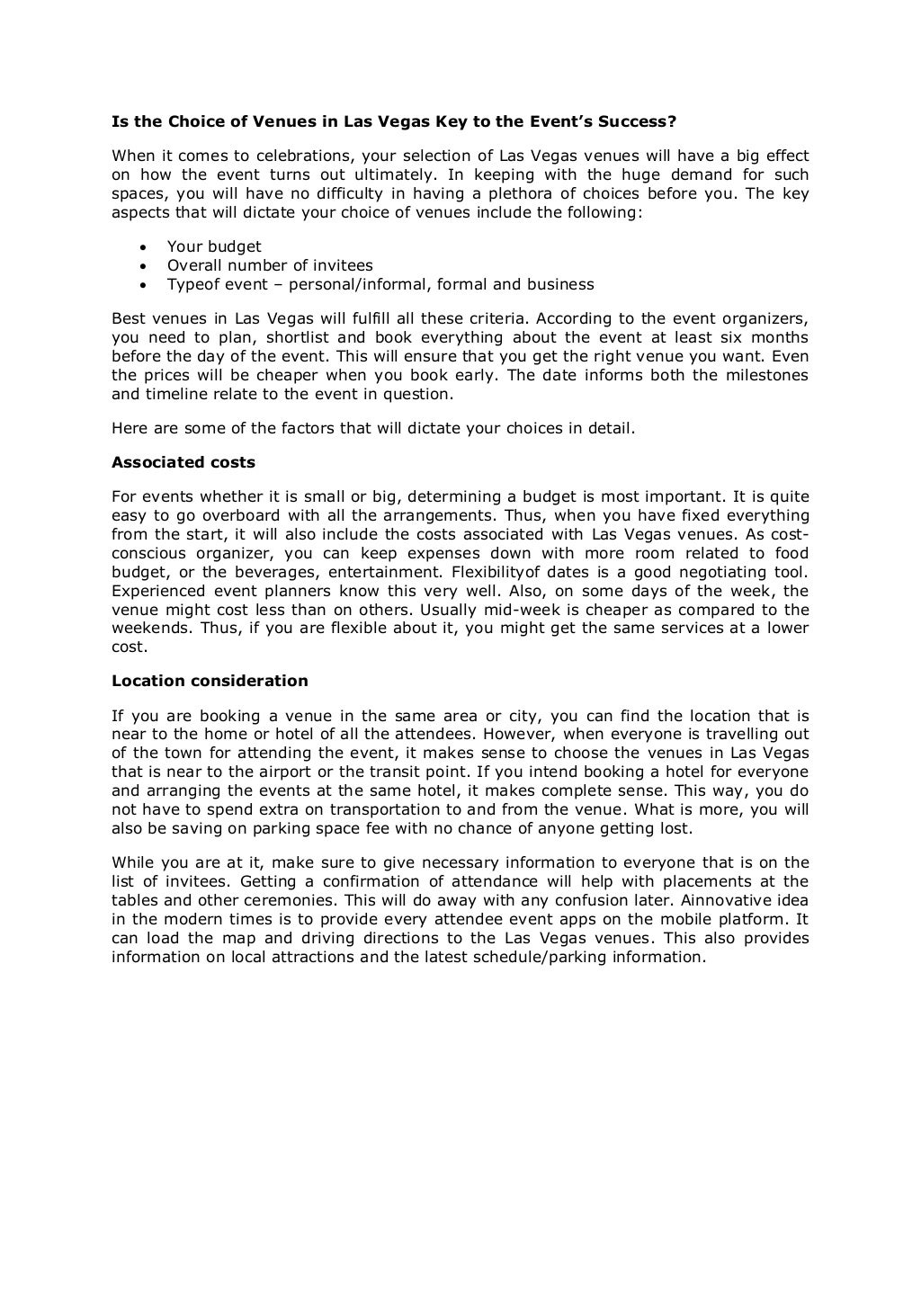 Banquet Halls Las Vegas