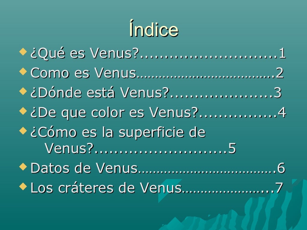 Venus ppt 2