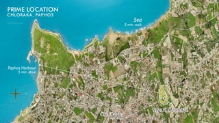 VENUS GARDENS
Sea
5 min. walk
City Centre
2 min. drive
Paphos Harbour
5 min. drive
N
City Centre
2 min. drive
VENUS GARDENS
PRIME LOCATION
CHLORAKA, PAPHOS
 