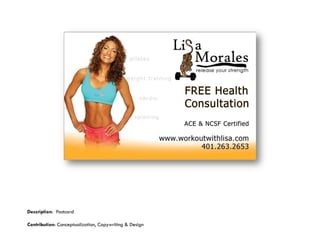 Description: Postcard

Contribution: Conceptualization, Copywriting & Design
 