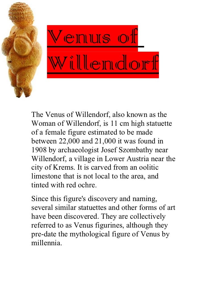 Venus of willendorf