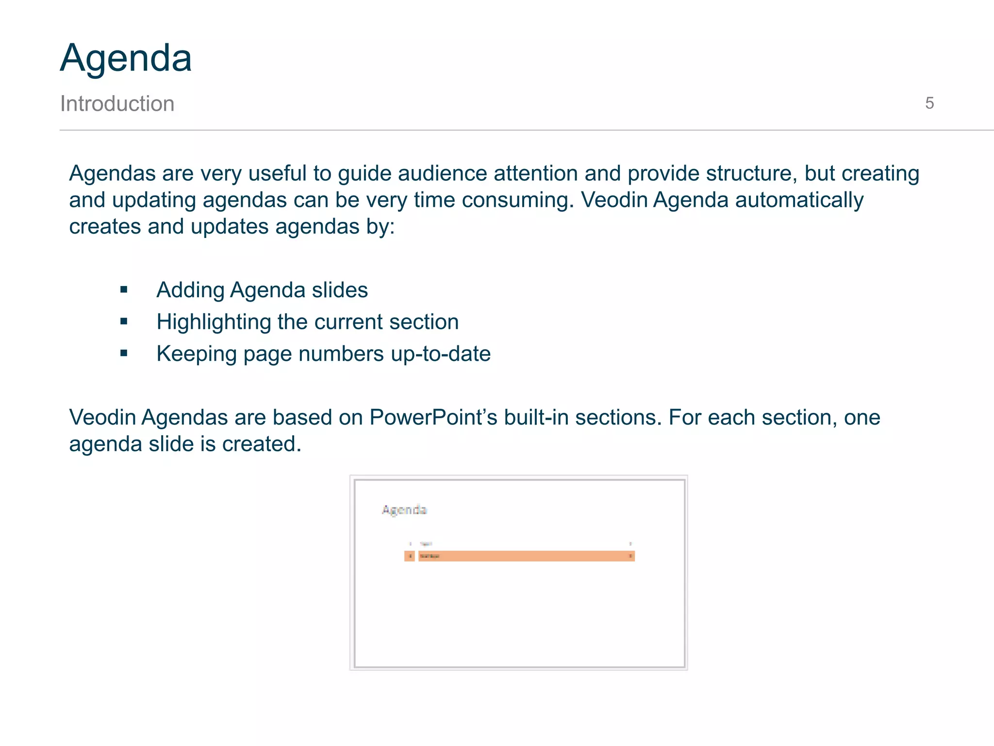 Ribbon
Menu Overview 5
Productivity
Many other vital
helpers. Changing
proofing language to
switching object
positions.
Placeholders
Custom
placeholders such
as footnotes,
draft/confidential
stickers etc.
Publish
Add your own
material to your
personal, team or
company Library.
Text Box
Insert a custom
Text Box with
perfect bullets.
SlideProof comes with a replacement for the normal Home Ribbon.
Agenda
Automatic section
dividers, page
numbers and topic
highlighting.
Library
Quickly insert slides,
shapes or images
from the shared
Library.
Check
Spot and fix
inconsistencies in
content, formatting
and layout.
Save & Send
Easily send
selection of slides
as PDF or PPTX.
New
Always pick the
right master both
for internal
company or client
presentations.
 