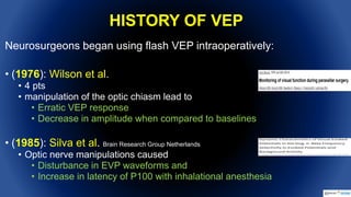 Intraoperative Flash Visual Evoked Potentials | PPTX