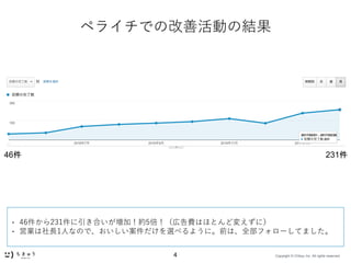 Copyright ? Chikyu Inc. All rights reserved.4
ڥ饤ǤθƻӤνY
46 231
? 46231Ϥӣs5ڸMϤۤȤɉ䤨ˣ
? ӘIL1ˤʤΤǡx٤褦ˡǰϡȫե`Ƥޤ
 