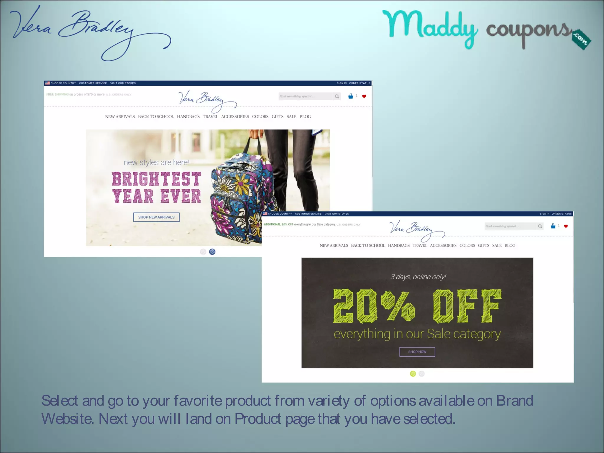Save your money with all your purchase on Vera Bradley using Vera ...