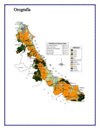 Orografía
 