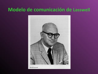 Modelo de comunicación de   Lasswell 