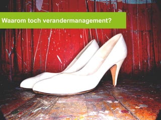 Waarom toch verandermanagement?
 