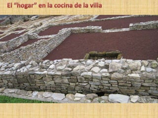 El “hogar” en la cocina de la villa