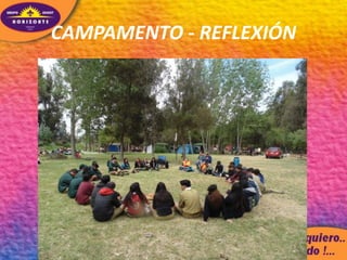 CAMPAMENTO - REFLEXIÓN
 