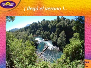 ¡ llegó el verano !..
 