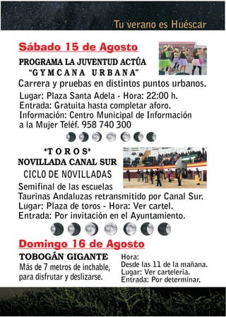 Veranoculturalhuescar2020