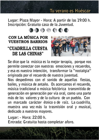 Veranoculturalhuescar2020