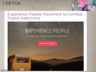 | DETOX
EXPERIENCE MOVEMENT
 