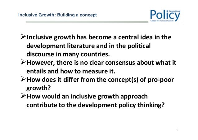 Inclusive Growth Poverty Inequality And Employment - 