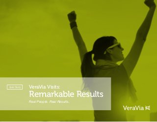 VeraVia Visits:
Remarkable Results
Case Study
Real People. Real Results.
 