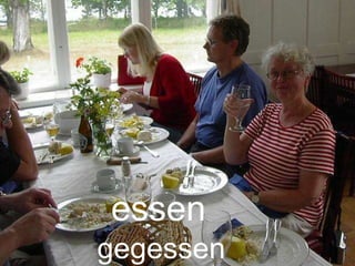 essen gegessen 