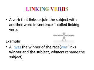 Winner Example Sentences Comprehensive Guide to English Verbs: Types, Forms, and Usage | PPTX