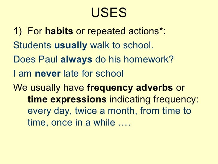 Verb tenses.present-tenses