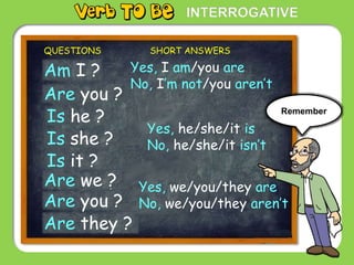 verb to be | PPT