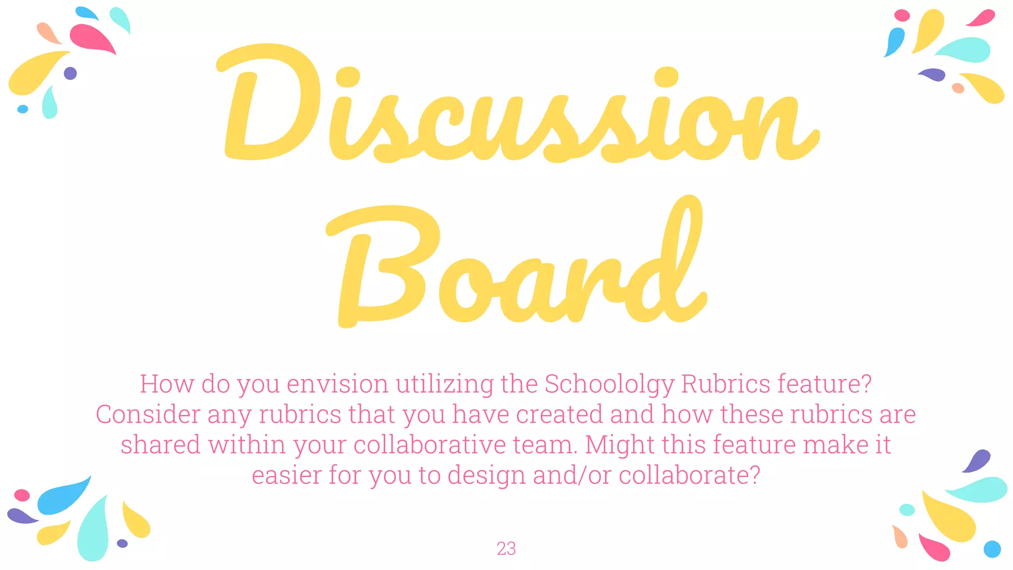 Creating And Using Rubrics In Schoology PPTX Creating and using rubrics in schoology pptx