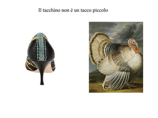 Il tacchino non è un tacco piccolo 