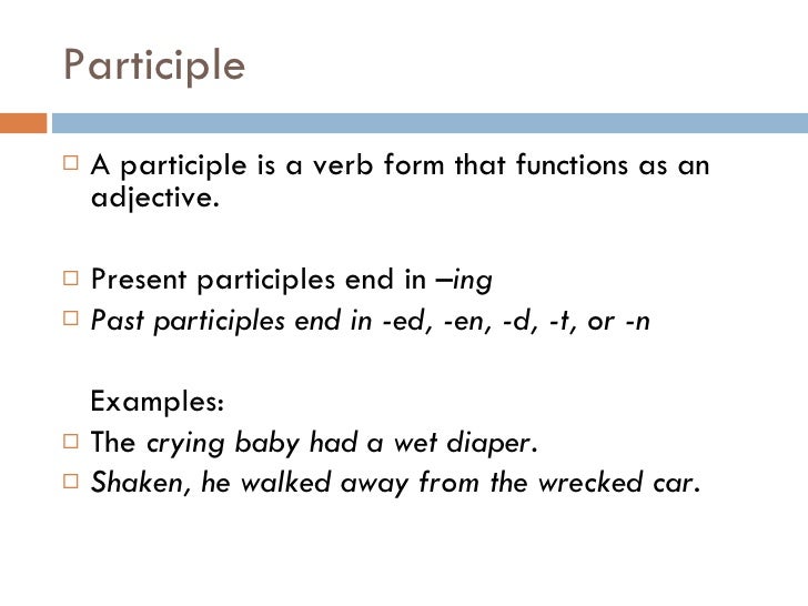 Verbal Phrases