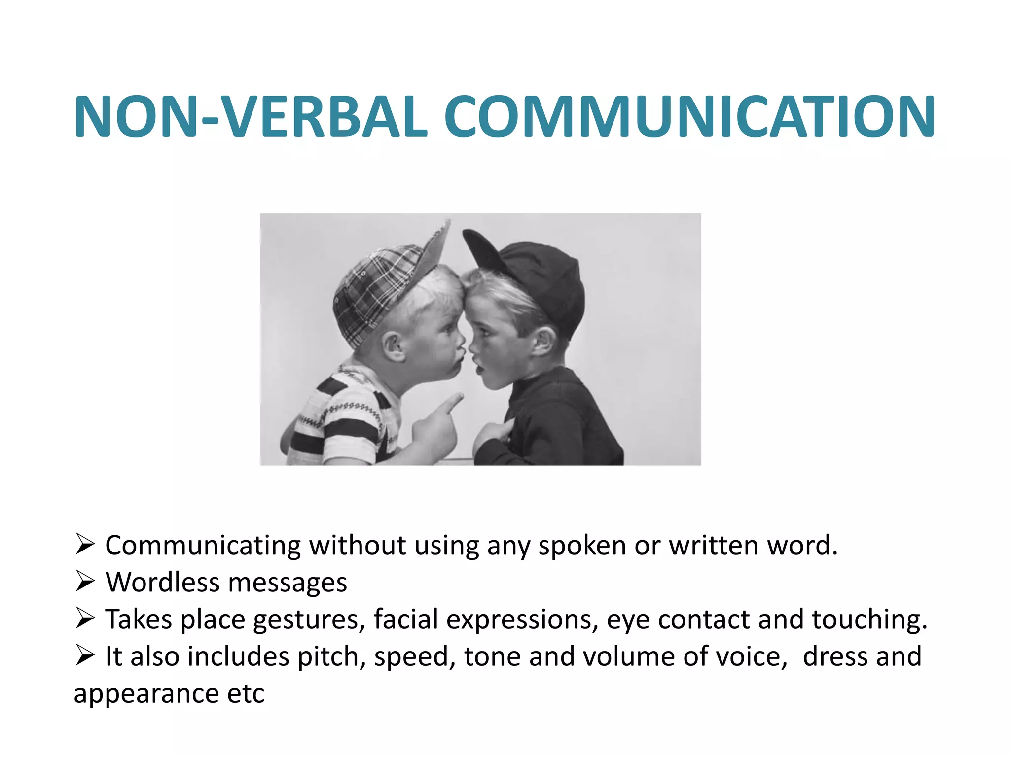 Define Verbal And Nonverbal Communication Verbal and nonverbal communication | PPTX