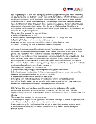 Verbal Aptitude Notes - Internal secoond | PDF