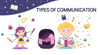 TYPES OF COMMUNICATION
 