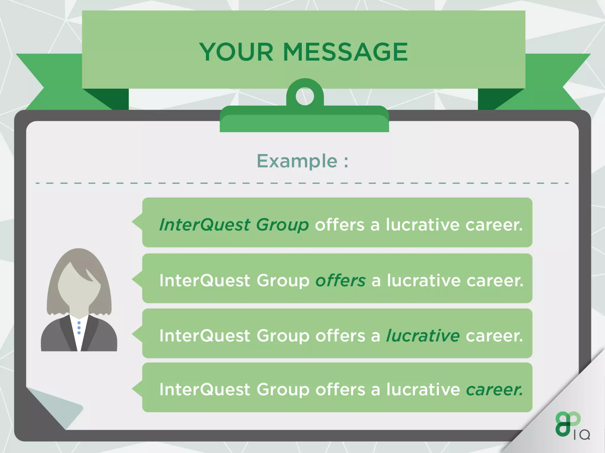 IQ Work Hacks : Verbal communication 