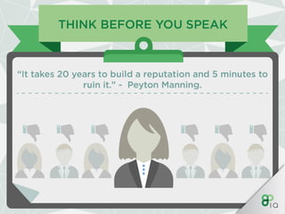 IQ Work Hacks : Verbal communication 