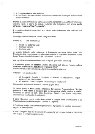 Verbale 2 comm 6 18 settembre 2013