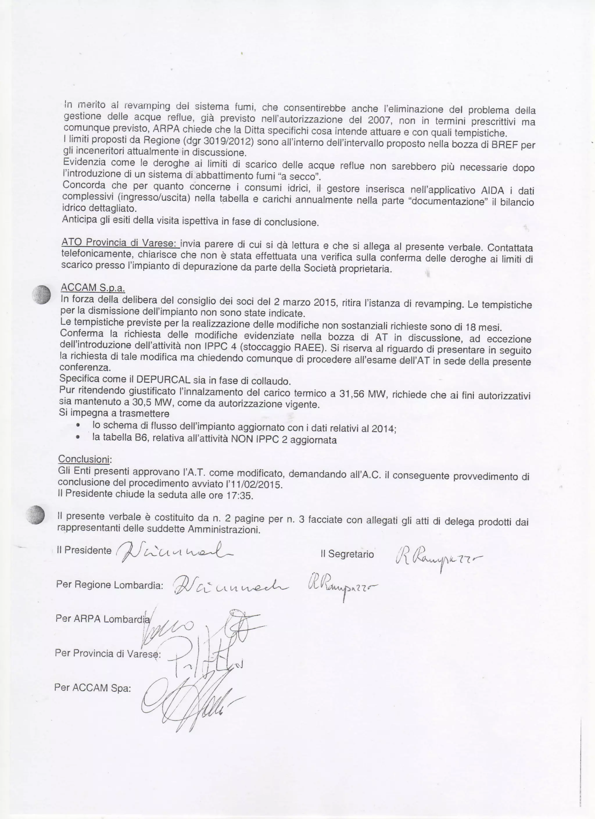 Verbale Cds Su Accam 29 Settembre 2015 PDF