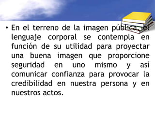 La comunicación No Verbal
