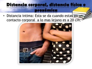 Distancia personal: Es lo mas cerca de 60 a 90 cm y lo mas retirado de 1 a 1.50 mts.  