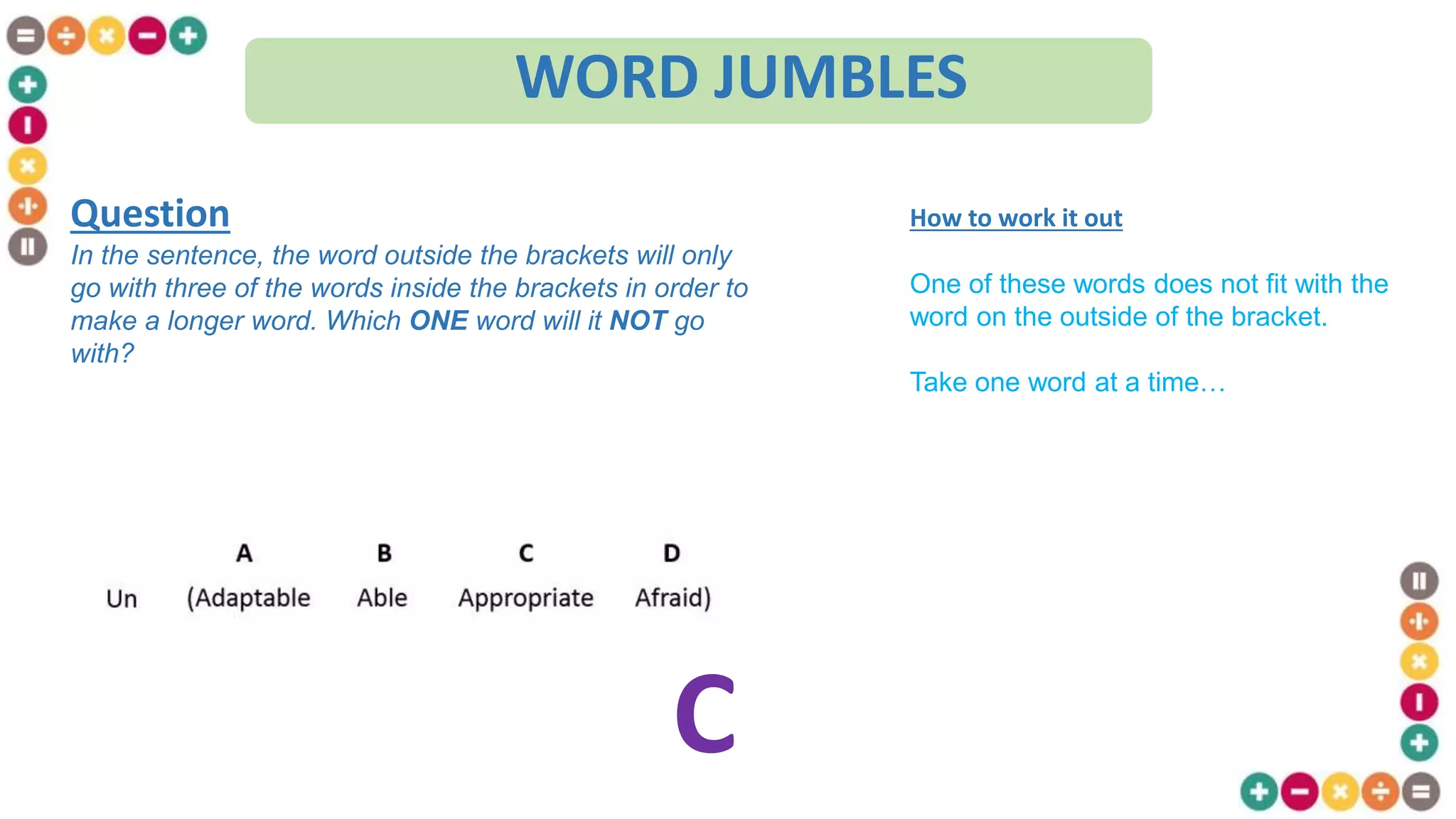 Eleven Plus Test Example Questions Verbal Reasoning 11+ test questions (Eleven Plus) | PPTX