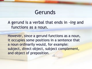 Verbals[1] | PPT