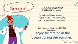 Verbals, Gerunds and Participles Lesson for Middle School.pptx