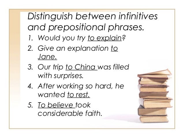 Verbals Infinitives Participles Gerunds