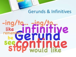Gerunds & Infinitives
 