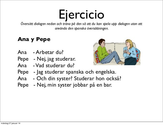 Översätt från engelska till spanska