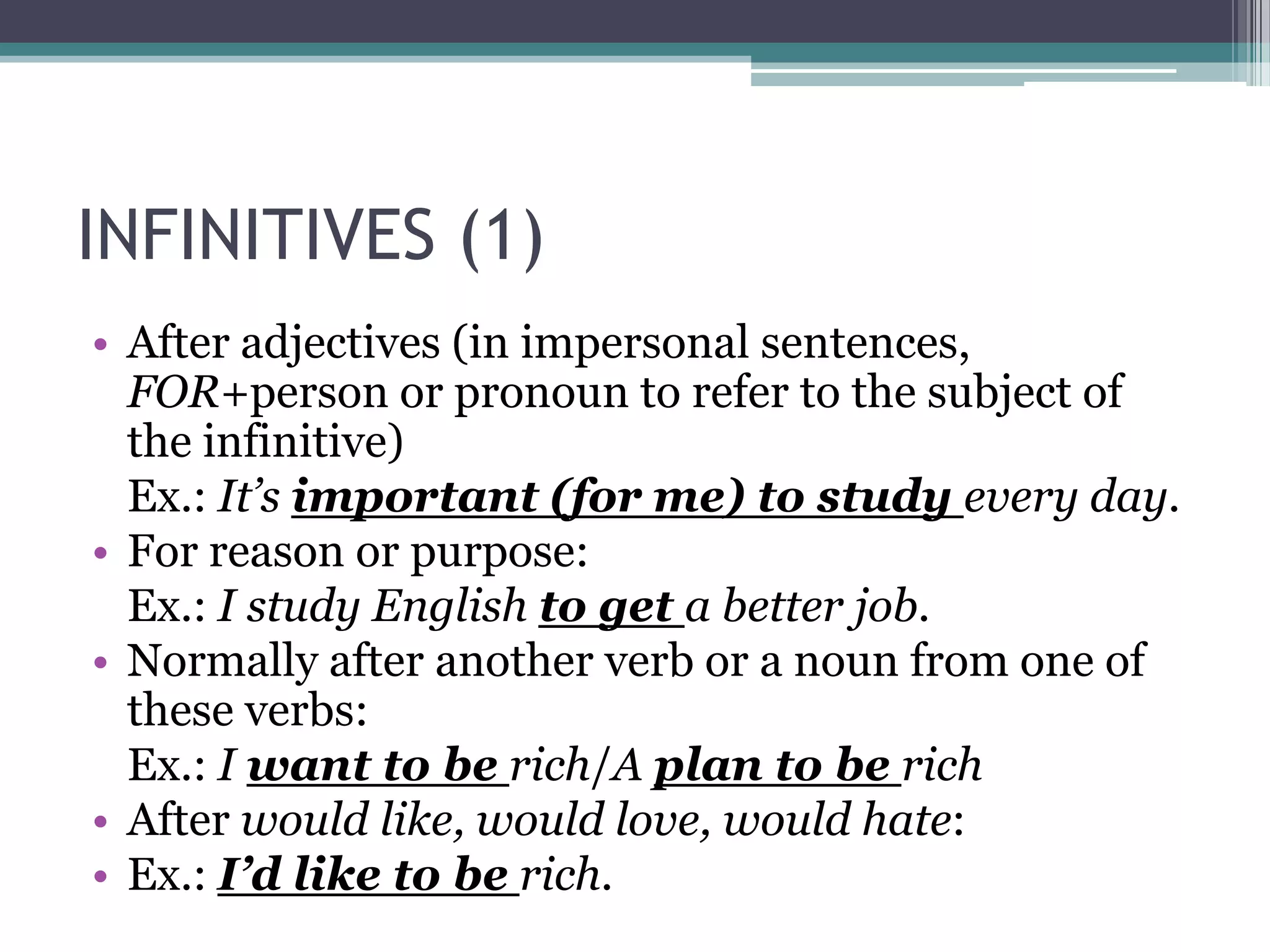 Verb complementation (2) | PPTX