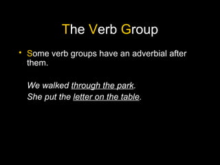 The Verb Group | PPT