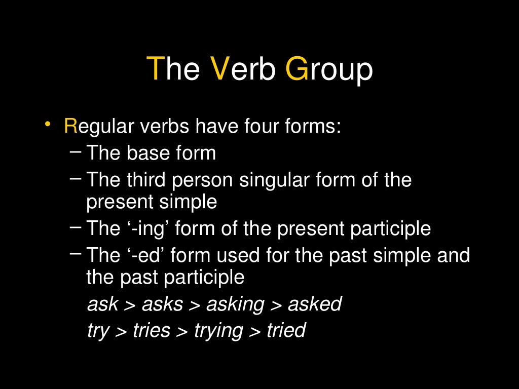 the-verb-group