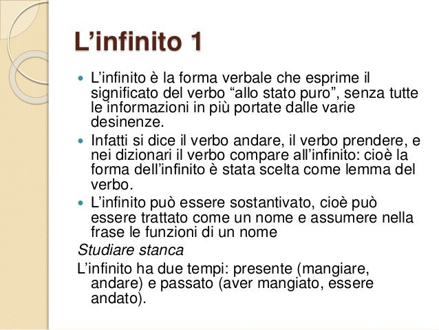 I verbi parte 2