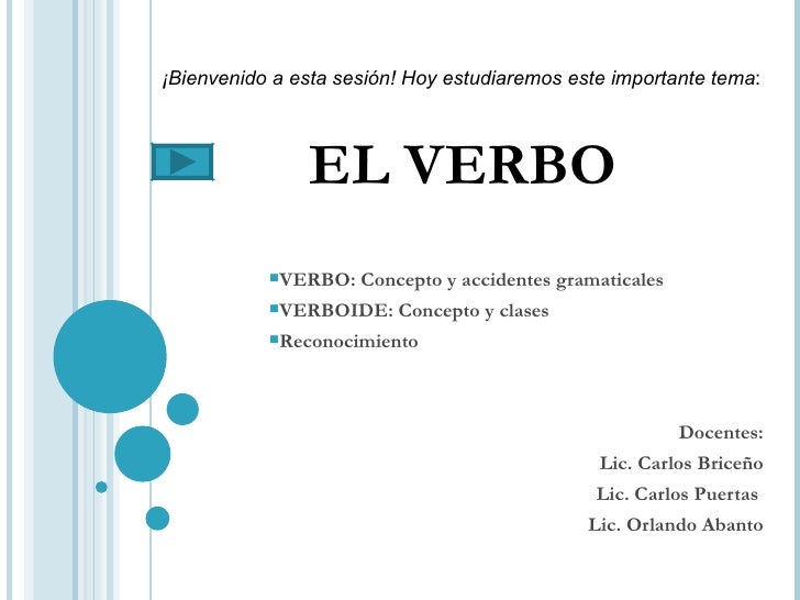 Verboides y verbos subordinados